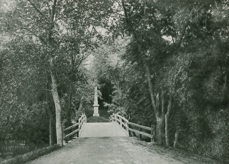 Concord Bridge, Lexington (fotogravyr) av American School