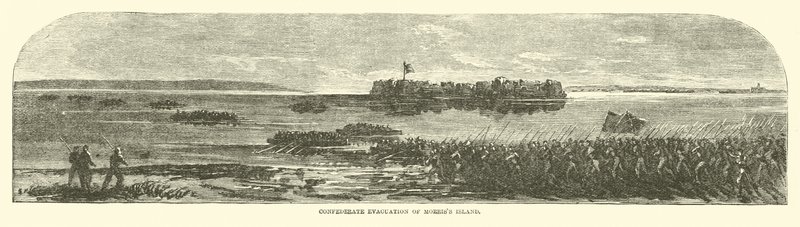 Konføderert evakuering av Morriss Island, september 1863 av American School