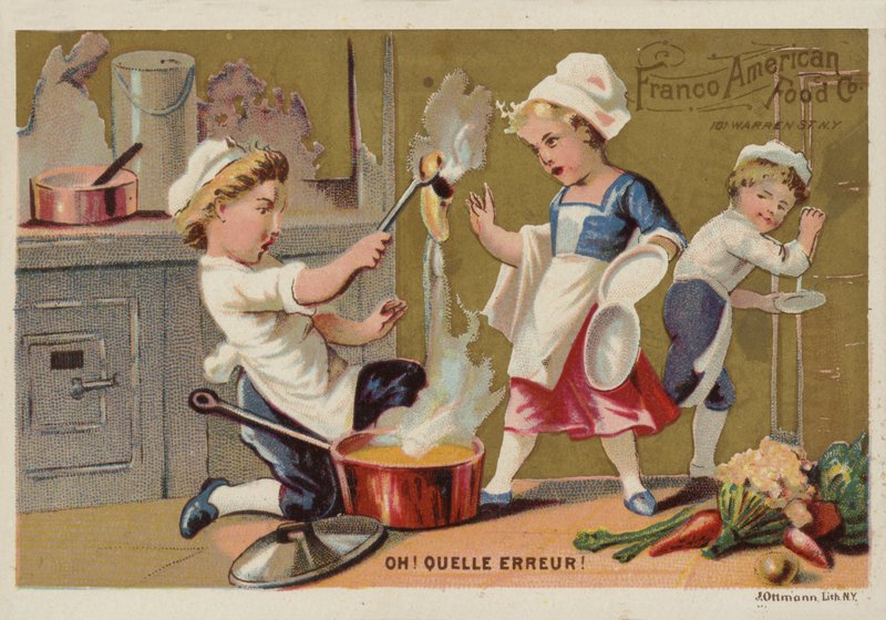 Kokker ødeleggende middag på kjøkkenet! av American School