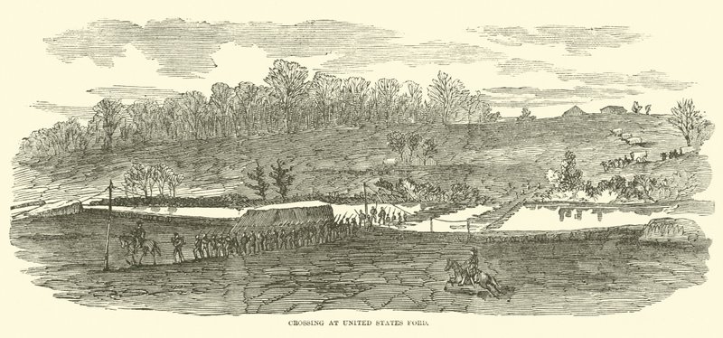 Kryss ved USAs Ford, januar-april 1863 av American School
