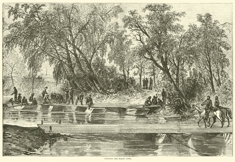 Crossing the North Anna, mai 1864 av American School