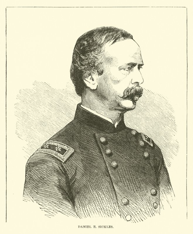 Daniel E Sickles, mai 1863 av American School