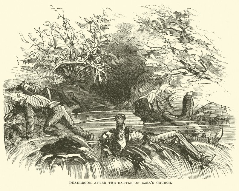 Deadbrook etter slaget ved Ezras kirke, august 1864 av American School