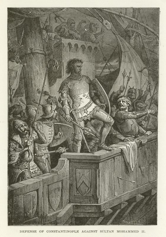 Forsvar av Konstantinopel mot Sultan Mohammed II av American School