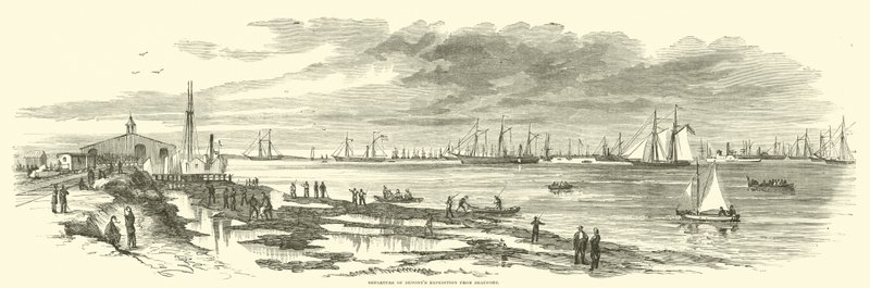Avgang fra Duponts-ekspedisjonen fra Beaufort, januar 1863 av American School