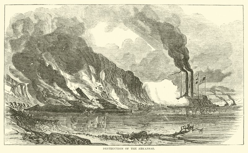 Ødeleggelse av Arkansas, juli 1862 av American School