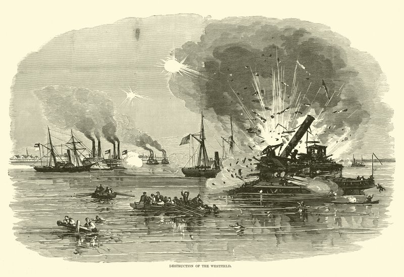 Ødeleggelse av Westfield, januar 1863 av American School