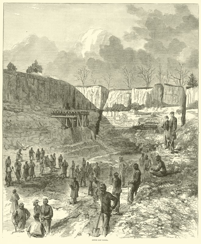 Dutch Gap Canal, oktober 1864 av American School