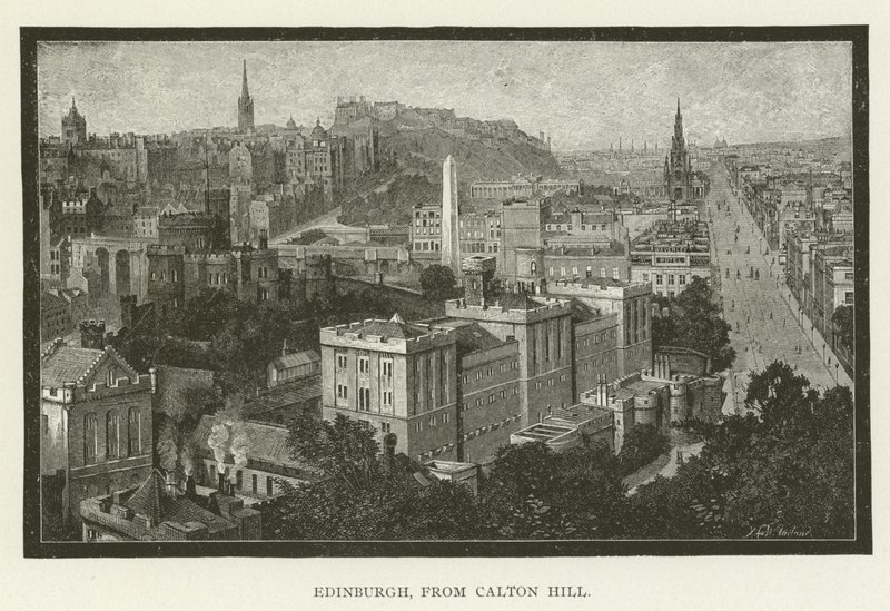 Edinburgh, fra Calton Hill av American School