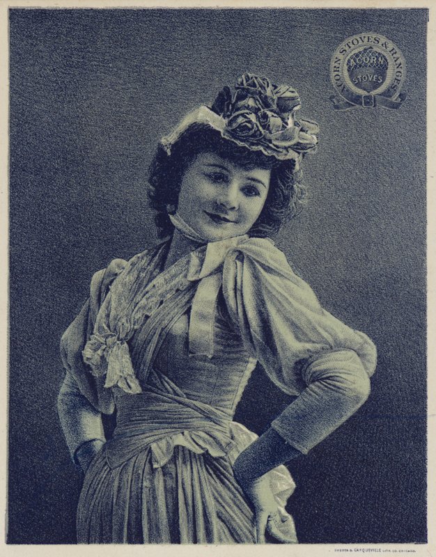 Elegant dame av American School