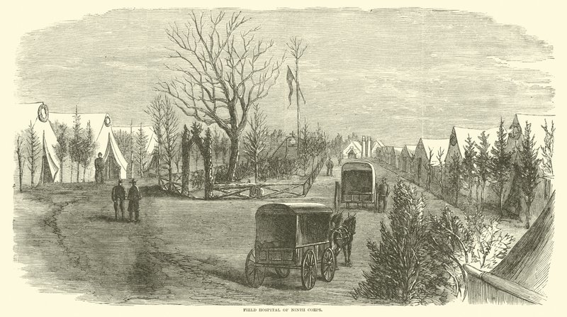 Feltsykehuset til Ninth Corps, mars 1865 av American School