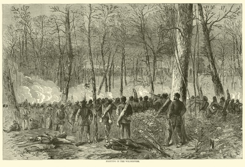 Kamper i villmarken, mai 1864 av American School