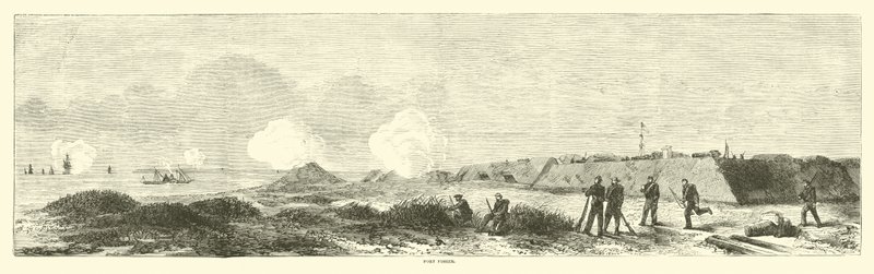 Fort Fisher, desember 1864 av American School