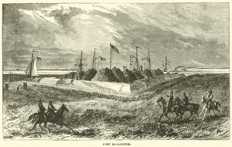 Fort McAllister, november 1864 av American School