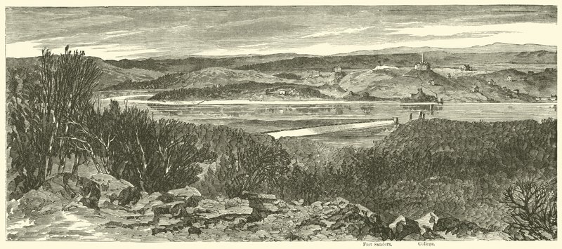 Fort Sanders, College, november 1863 av American School
