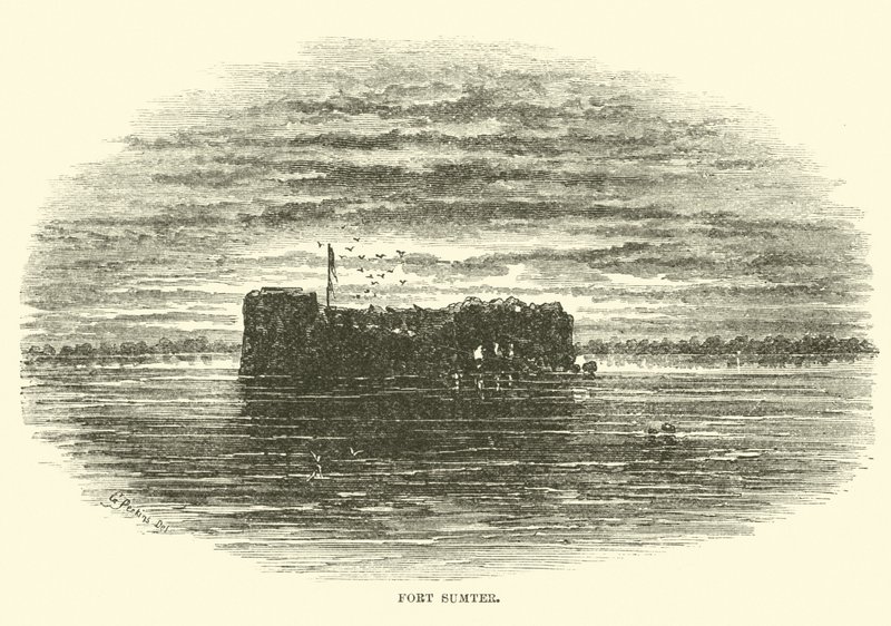 Fort Sumter, mai 1862 av American School