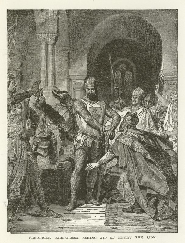 Frederick Barbarossa ber om hjelp fra Løven Henry av American School