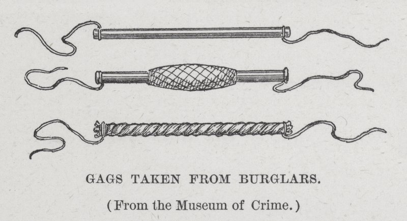 Gags hentet fra innbruddstyver (litho) av American School