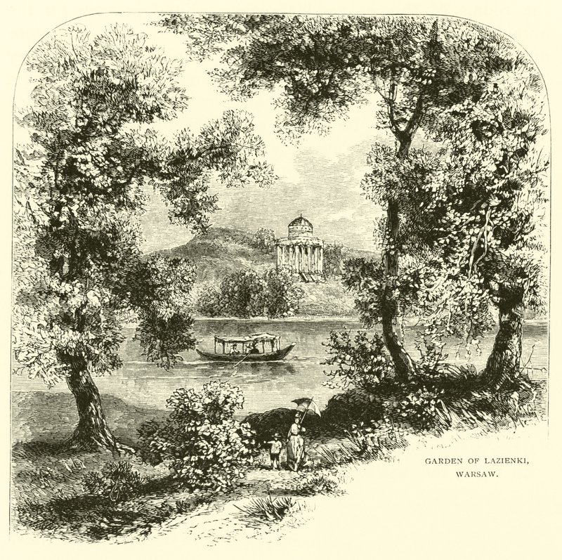 Garden of Lazienki, Warszawa av American School