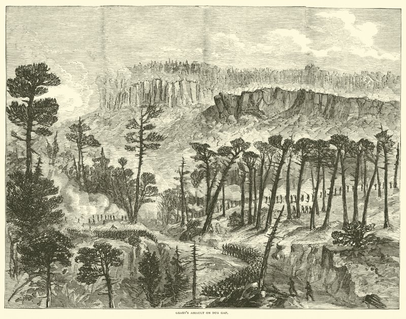 Gearys angrep på Dug Gap, mai 1864 av American School