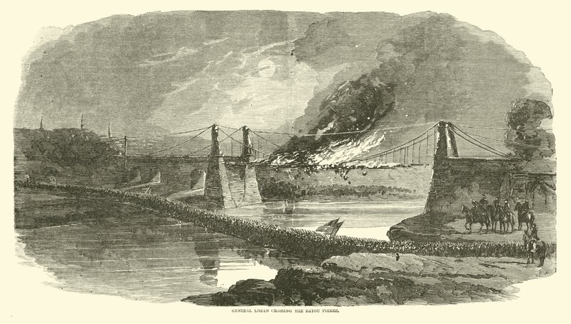 General Logan krysser Bayou Pierre, mai 1863 av American School