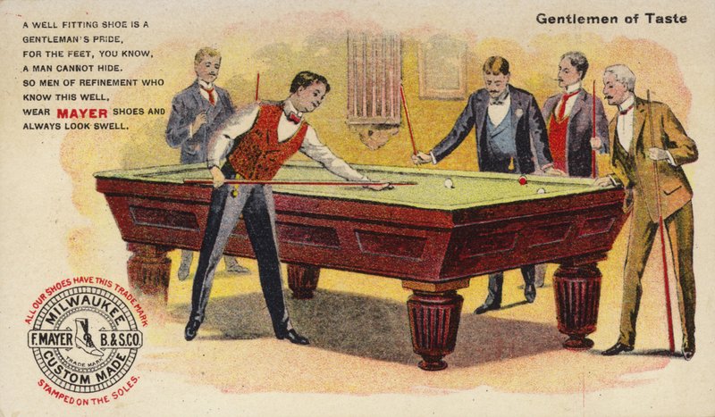 Gentlemen of Taste, spille biljard av American School