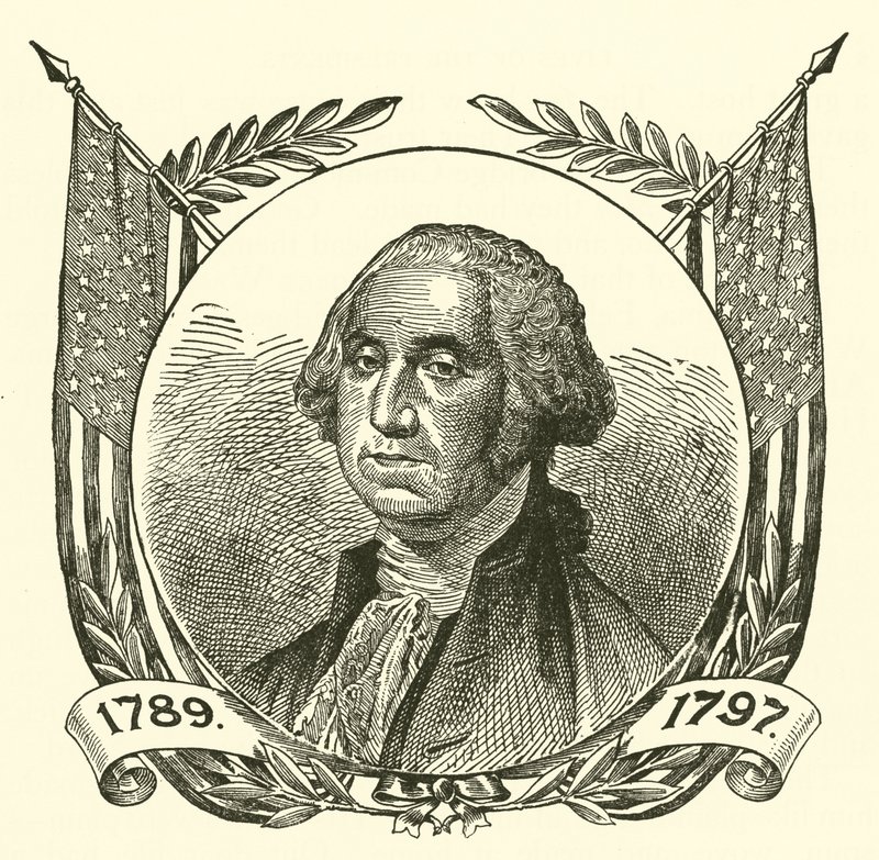 George Washington (gravering) av American School