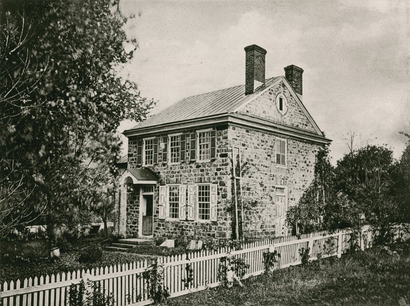 George Washingtons hovedkvarter, Valley Forge (fotogravure) av American School