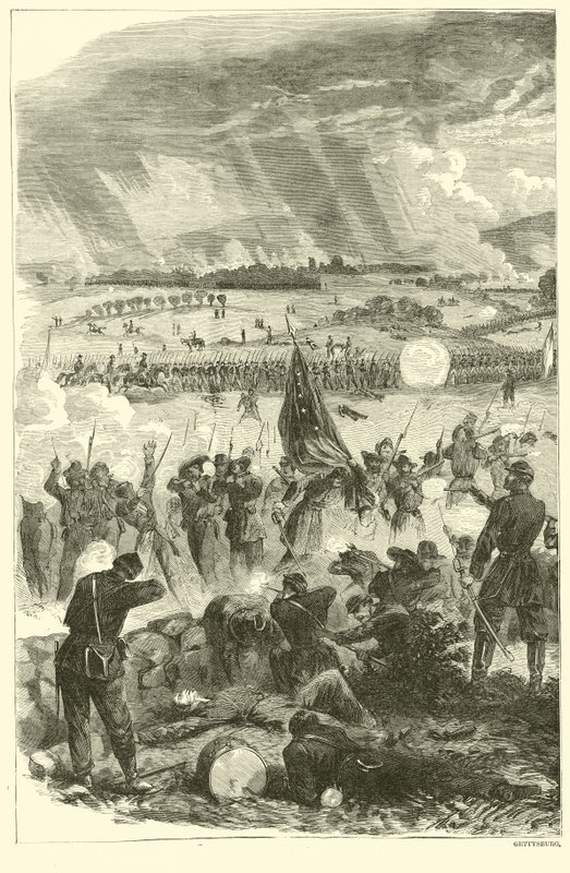 Gettysburg, 3. juli 1863, juli 1863 av American School