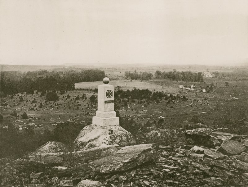 Gettysburg Battle Field (fotogravyr) av American School