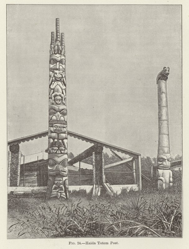 Haida Totem Post av American School
