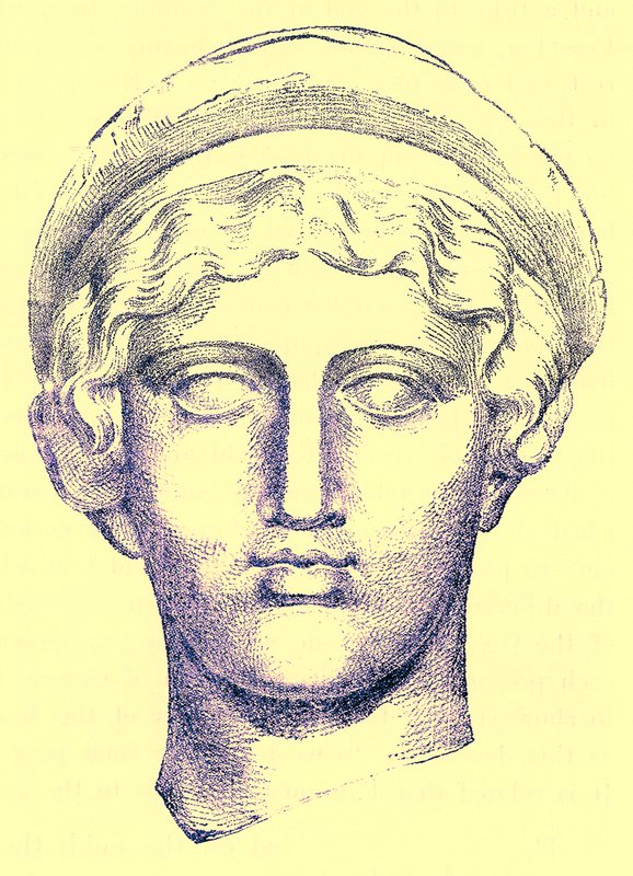 Hebe, illustrasjon fra History of Greece av Victor Duruy, utgitt 1890 (digitalt forbedret bilde) av American School