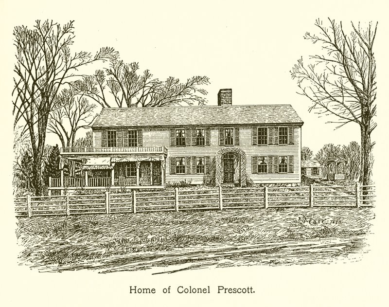 Hjemmet til oberst Prescott, Bunker Hill av American School