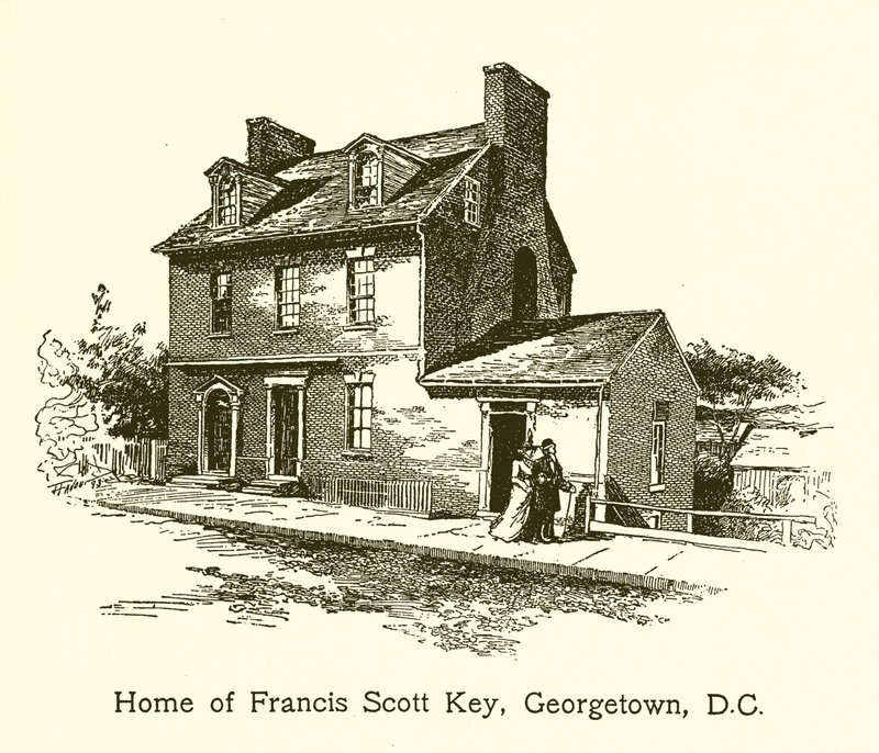 Hjemmet til Francis Scott Key, Georgetown, D.C av American School