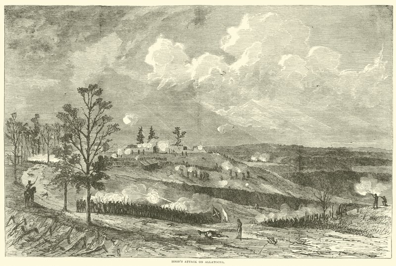 Hoods angrep på Allatoona, oktober 1864 av American School