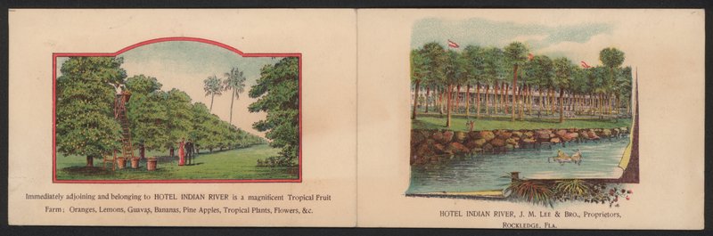 Hotel Trade Card (farget gravering) av American School