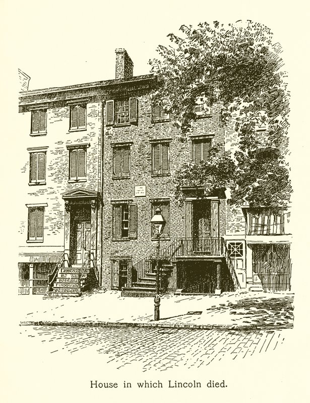Huset der Lincoln døde, Abraham Lincoln av American School
