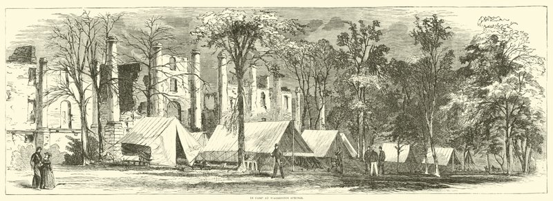 I leir ved Warrenton Springs, oktober 1863 av American School