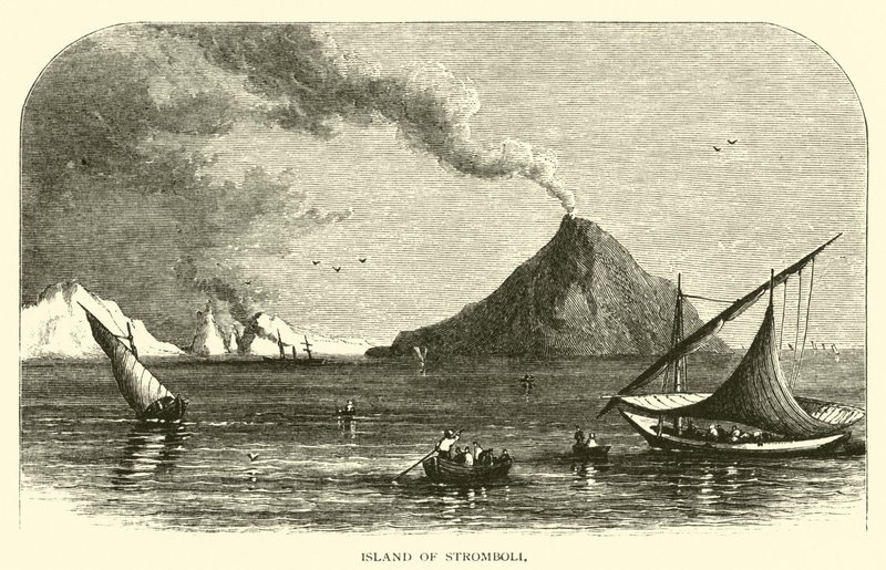 Øya Stromboli av American School