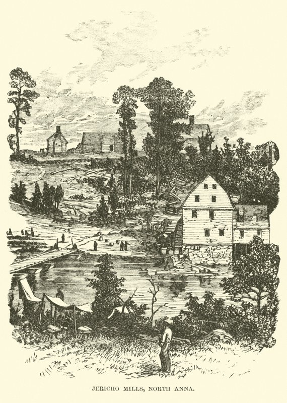Jericho Mills, North Anna, mai 1864 av American School