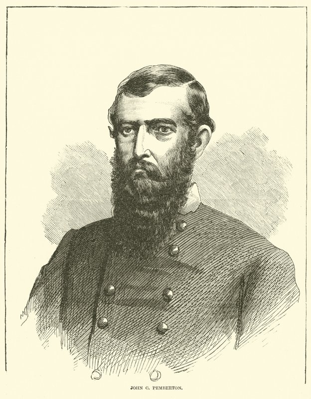 John C Pemberton, mai 1863 av American School