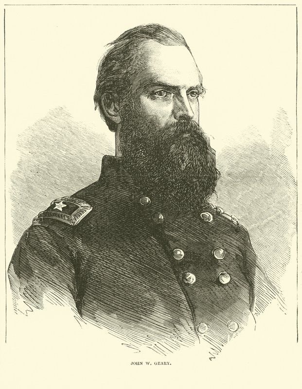 John W Geary, oktober 1863 av American School