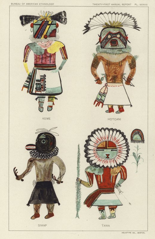 Keme, Hotcani, Siwap, Tawa (farge litho) av American School