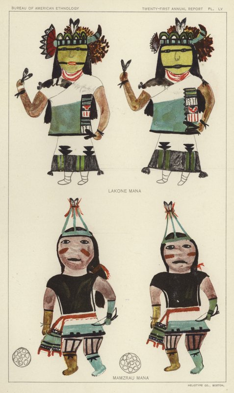 Lakone Mana, Mamzrau Mana (farge litho) av American School