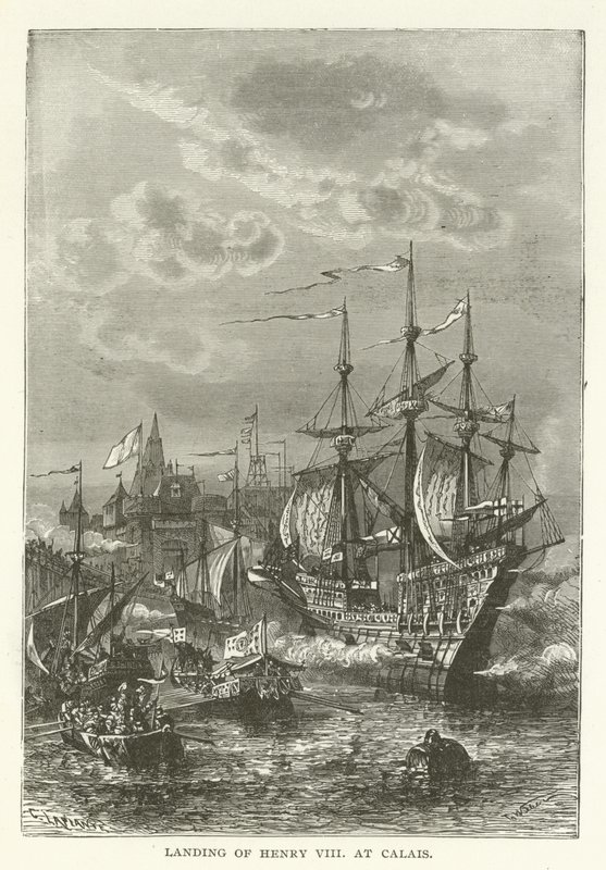Landing av Henry VIII i Calais av American School
