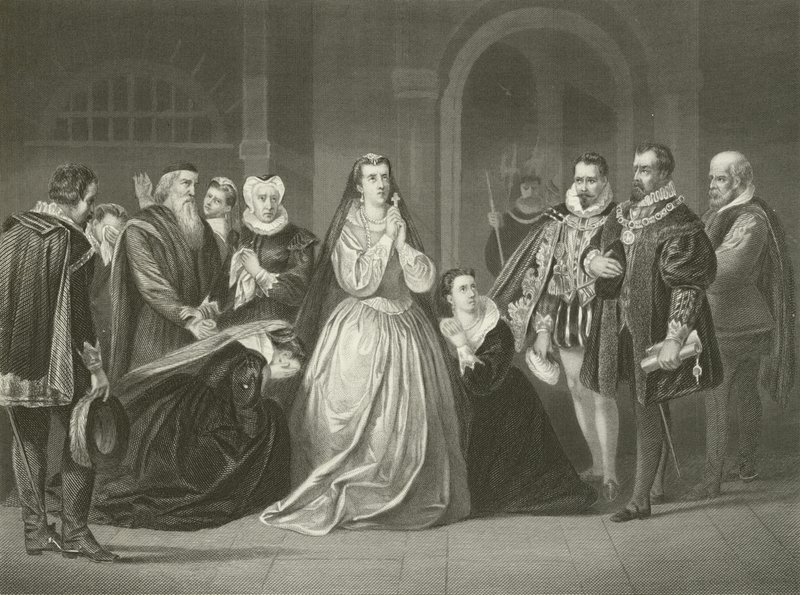Siste øyeblikk av Mary, Queen of Scots, 1587 av American School