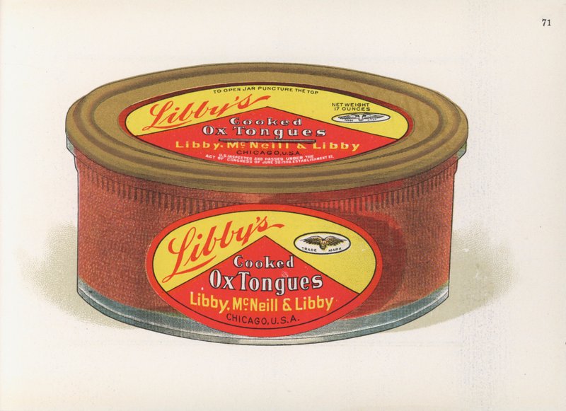 Libbys (fargelitografi) av American School