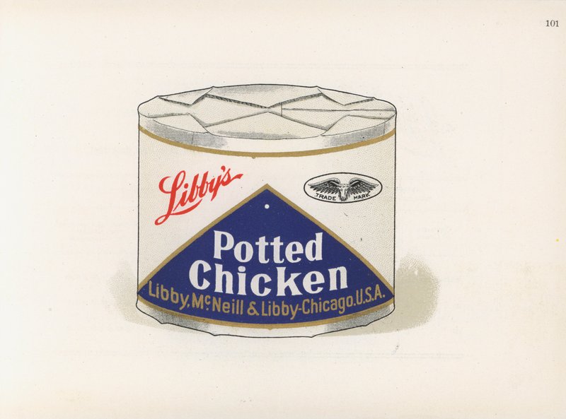 Libbys (fargelitografi) av American School