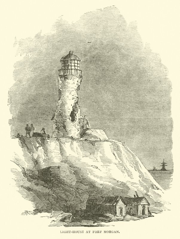 Fyr i Fort Morgan, august 1864 av American School