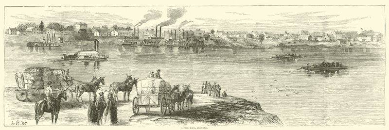 Little Rock, Arkansas, august 1863 av American School